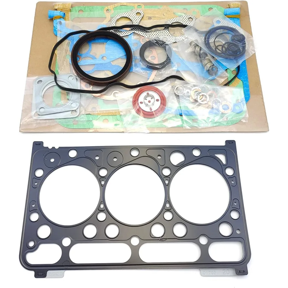 

D1703 Full Head Gasket Set Kit For Kubota D1703 D1703E Engine L2501D L2501F L2501H L3540GST Tractor For Bobcat 325C 328 329 Tier