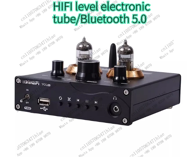 65U Audiophile Tube Preamplifier USB Flash Drive TF Card Lossless Player Front Audio Amplifier Headphone Amplifier