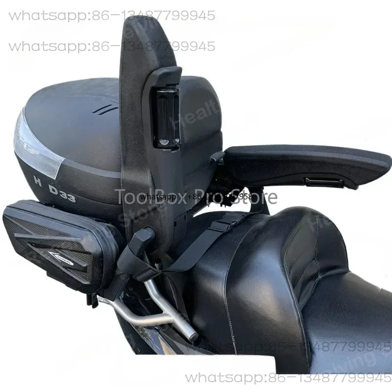 Motorcycle Rear Seat Child Safety Armrest, Foldable Tension Electric Vehicle Scooter UY Universal Armrest Modification