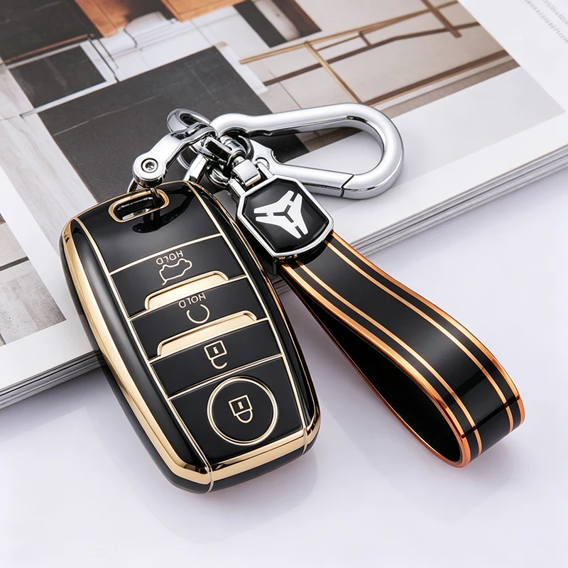 TPU-Schutzhülle für KIA K3 KX3 K4 K5 Rio Rio5 Sportage Ceed Cerato Sorento Optima Picanto Auto-Fernbedienung Schlüsselhülle Zubehör
