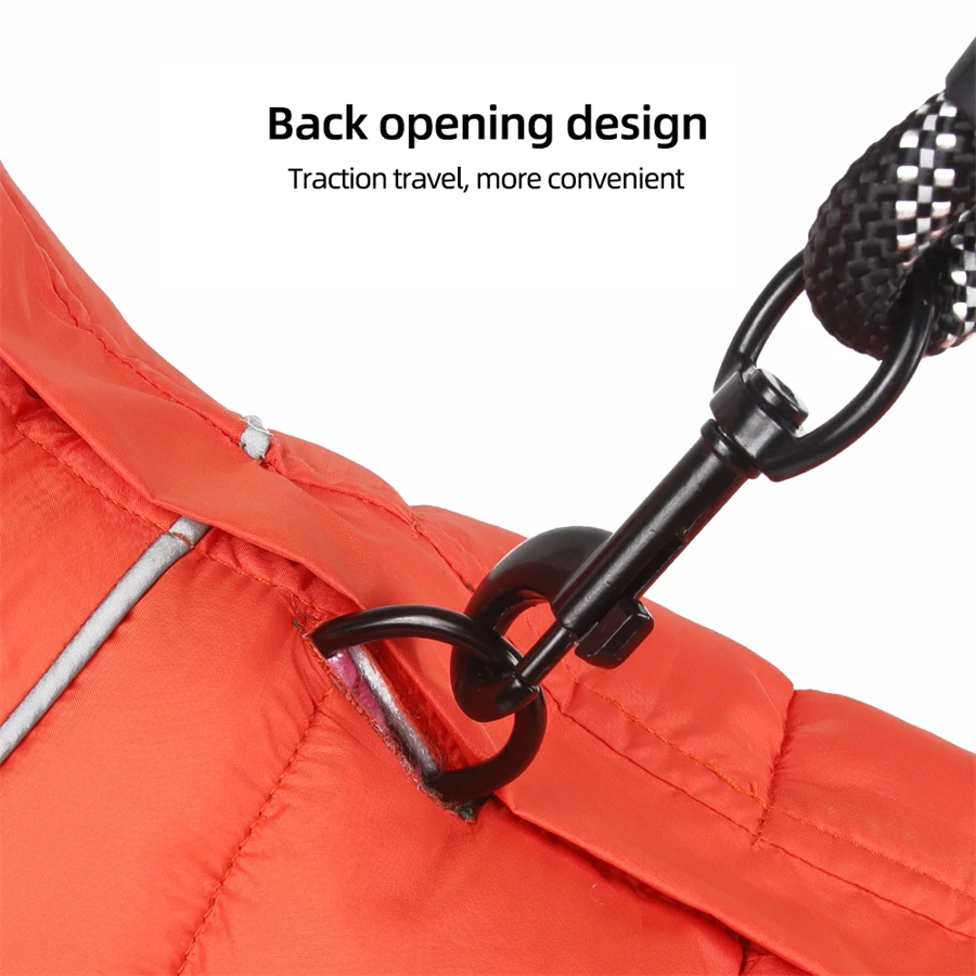 خريف شتاء جديد على الوجهين ملابس قطنية دافئة للكلاب ملابس الحيوانات الأليفة قطعة واحدة من خلال ملابس الكلاب الشتوية