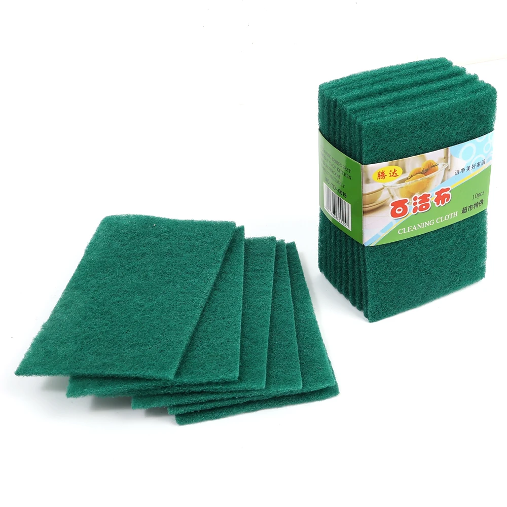 1/10PCS Magic Cleaning Cloth Household Scouring Pad Kitchen Dishwashing Sponge Cloth Reusable Dish Cleaning Towels Accessories