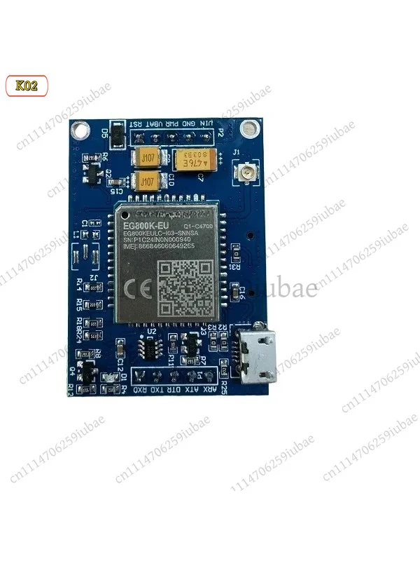 4G LTE Cat1 Module Board EU Version EG800K-EU EG800KEULC-I03-SNNSA w/ Serial Port USB Power Supply