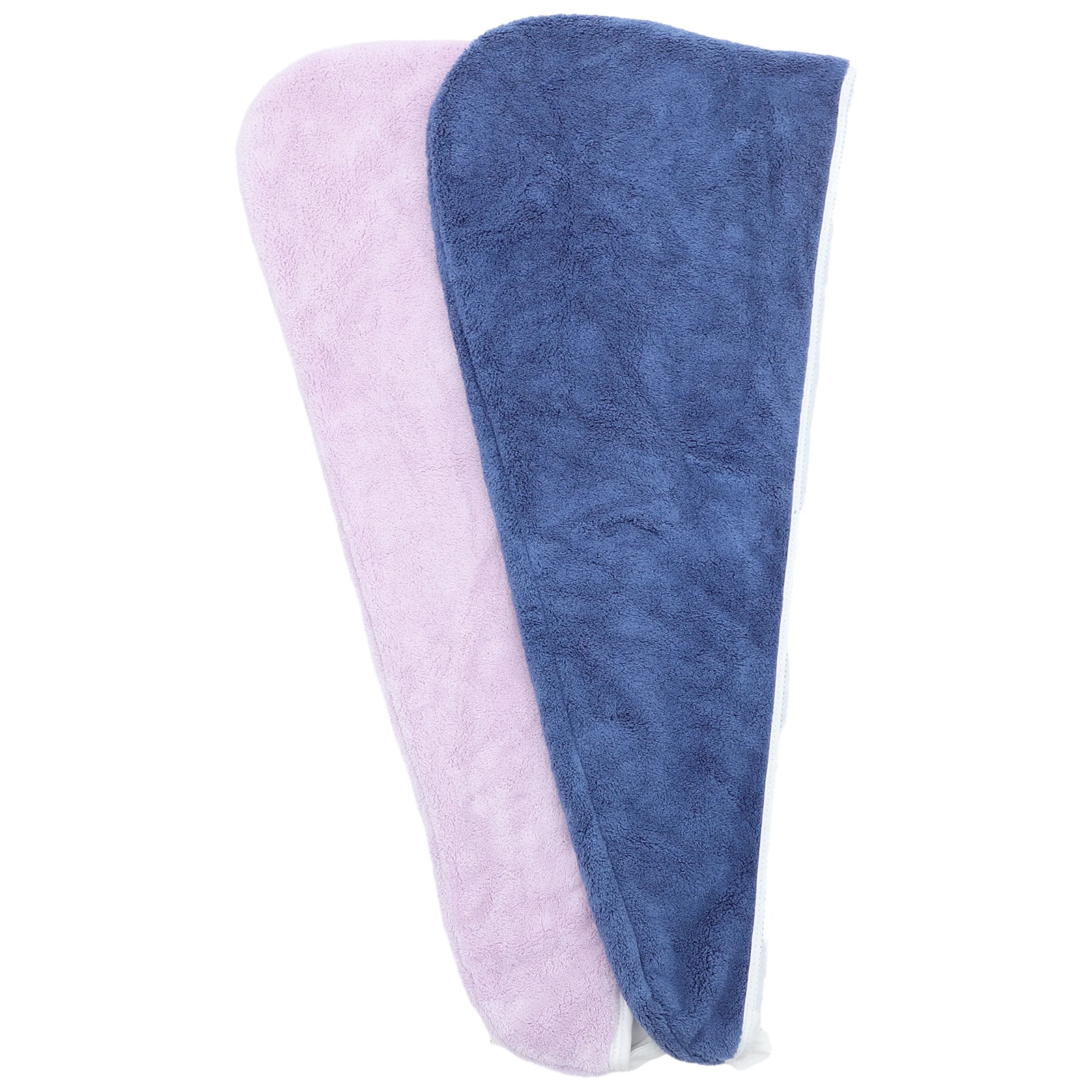 2 Buah Handuk Pengering Rambut Wanita Penyerap Air, Pembungkus Kepala Cepat Kering, Tekstur Lembut Nyaman, Handuk Rambut, Pembungkus Kepala untuk Wanita