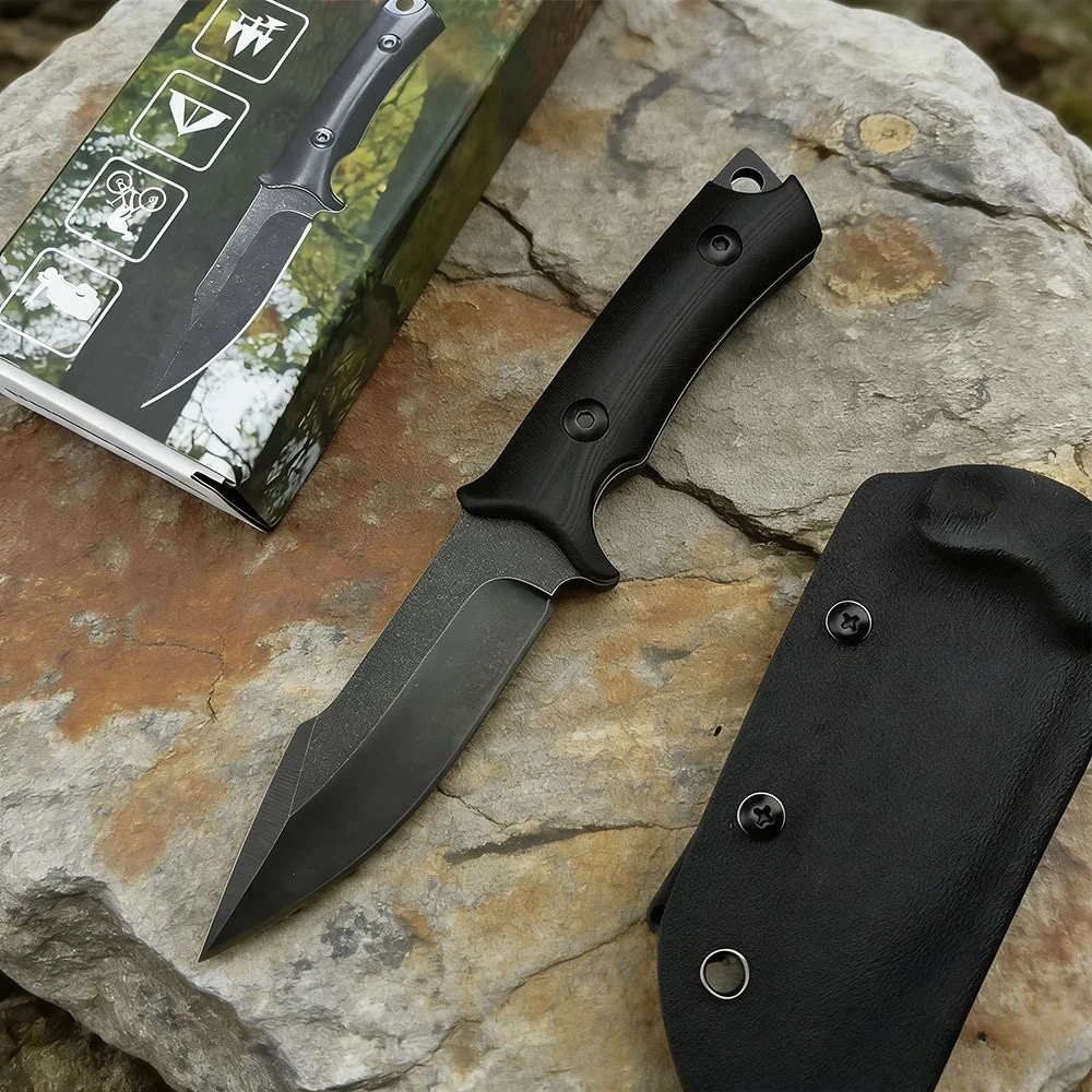 

Тактический нож для выживания и самообороны Adventure 5Cr13Mov с фиксированным клинком, рукоятью G10, многофункциональный, для охоты и активного отдыха