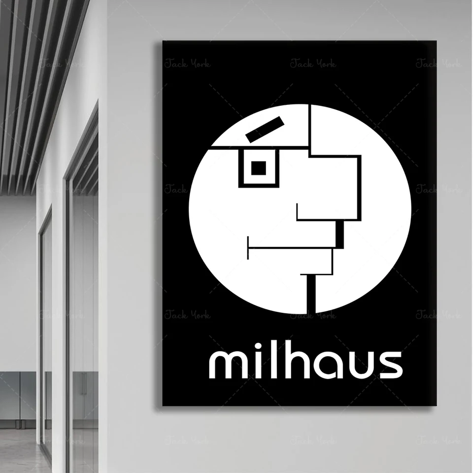 bauhaus poster | milhaus Simpson | funny poster