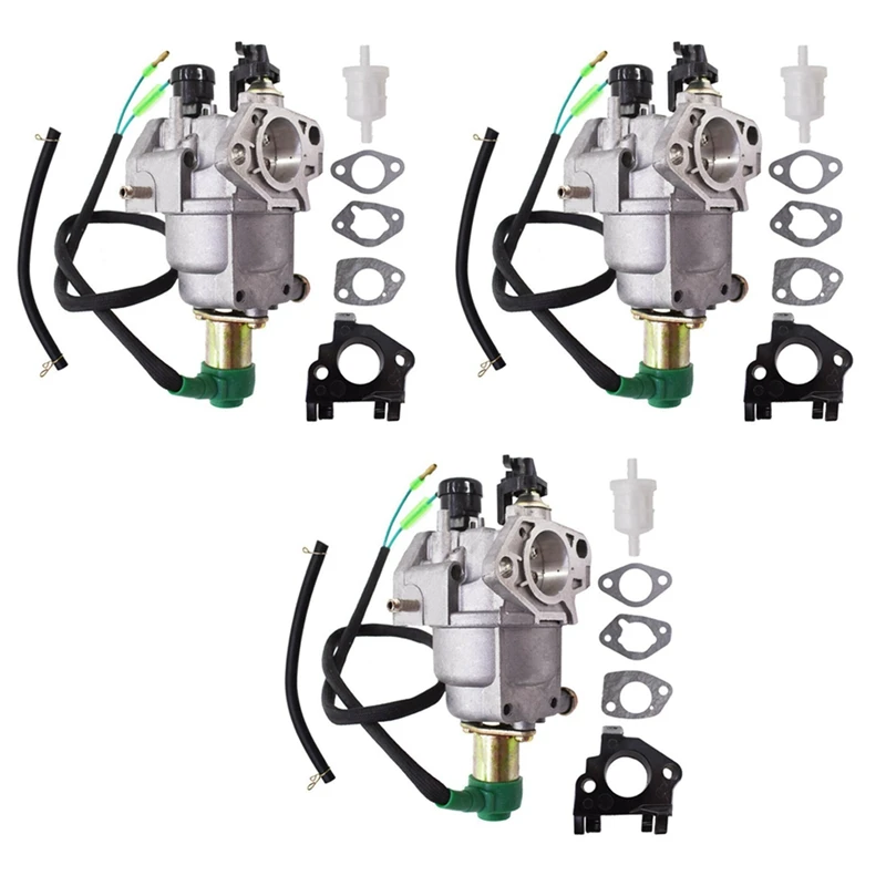 

3X Carburetor Carb For Honda GX340 GX390 188F Engine Motor 11HP 13HP Generator Parts