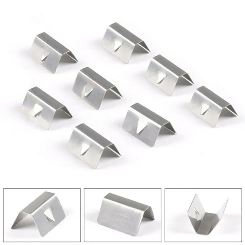 Metal SNED Clip Fixing Wind deflector Stainless Steel Windshield 8PCS For Heko G3 SNED Weather Deflector Channel Hot