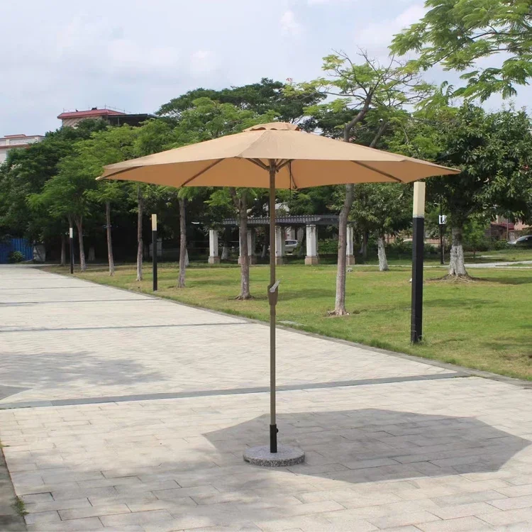 2026 2026 Outdoor Beach Umbrella Factory UV Resistant Folding Chinese Garden Parasol