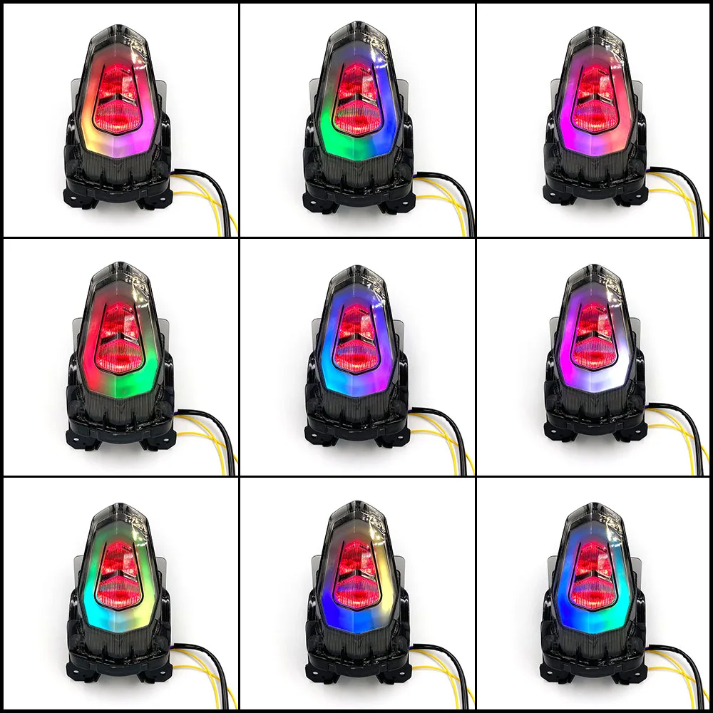 دراجة نارية LED الضوء الخلفي موتو الفرامل الخلفية مؤشر ضوئي مصباح لياماها Y16ZR LC135 FI V8