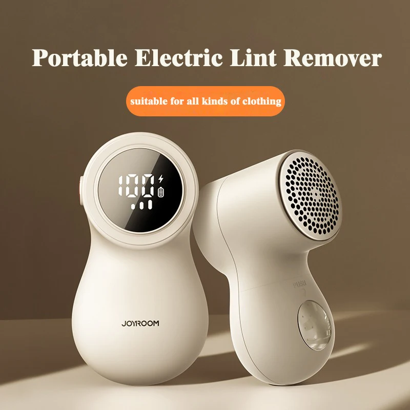 Portable Electric Lint Remover Rechargeable Sweater Defuzzer Intelligent Digital Display Lints Shaver Trimmer Cleaning Tools