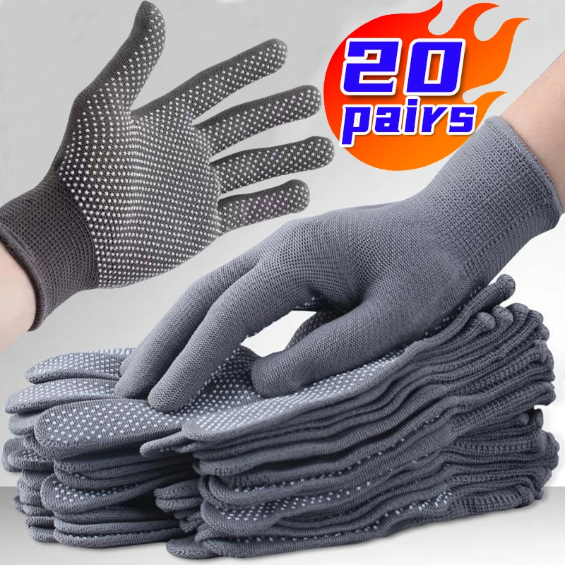 20/1pairs Riding Anti-slip Work Gloves for Motorcycle Cycling Sports Men Women Lightweight Breathable Touchscreen Glove Oudoor