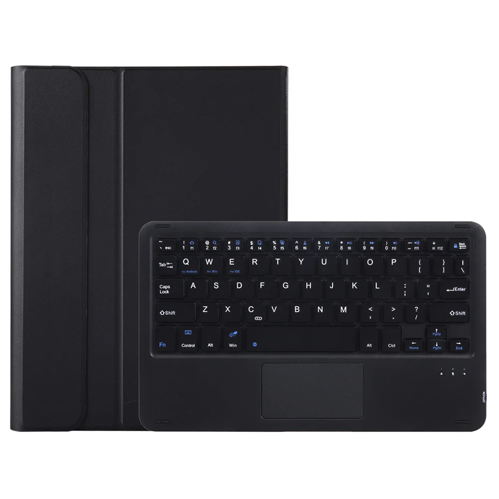 

OP14-A Touchpad Keyboard for Oppo Pad Neo / Pad Air 2 / OnePlus Pad Go Leather Tablet Case with Bluetooth-compatible Keyboard -