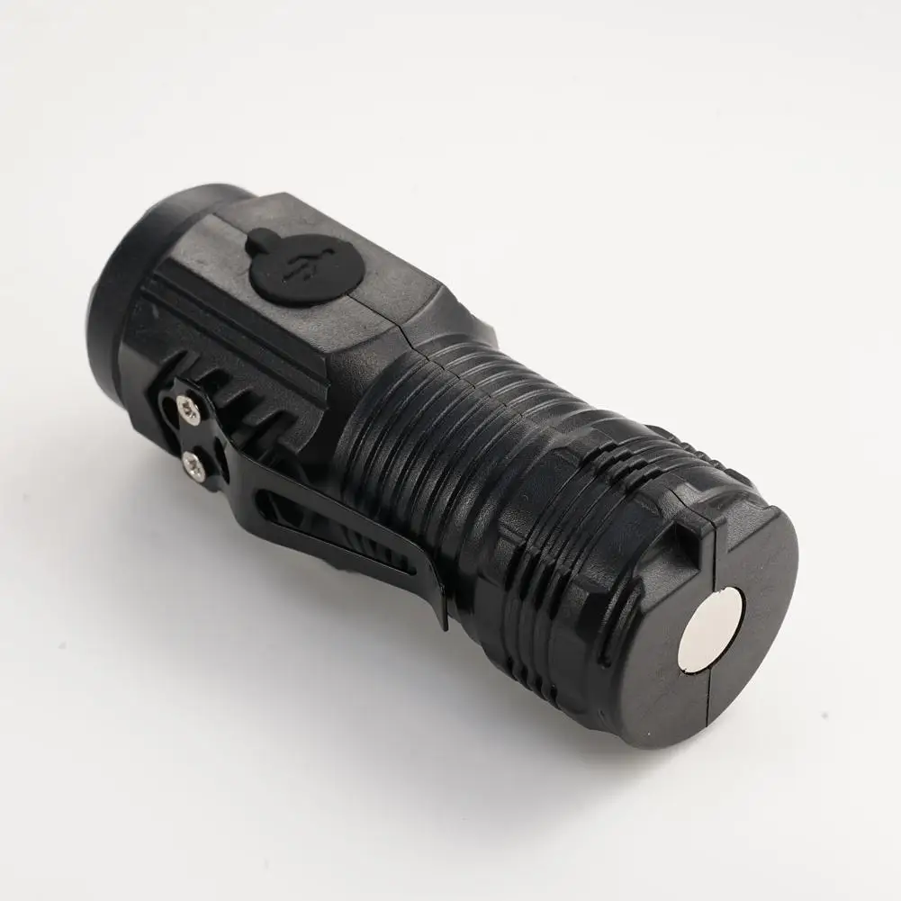 Mini latarka Super przenośny przyciąganie magnetyczne trójoką, trójoką, przenośną, nową ładowalną latarkę, oświetlenie Led B2u1