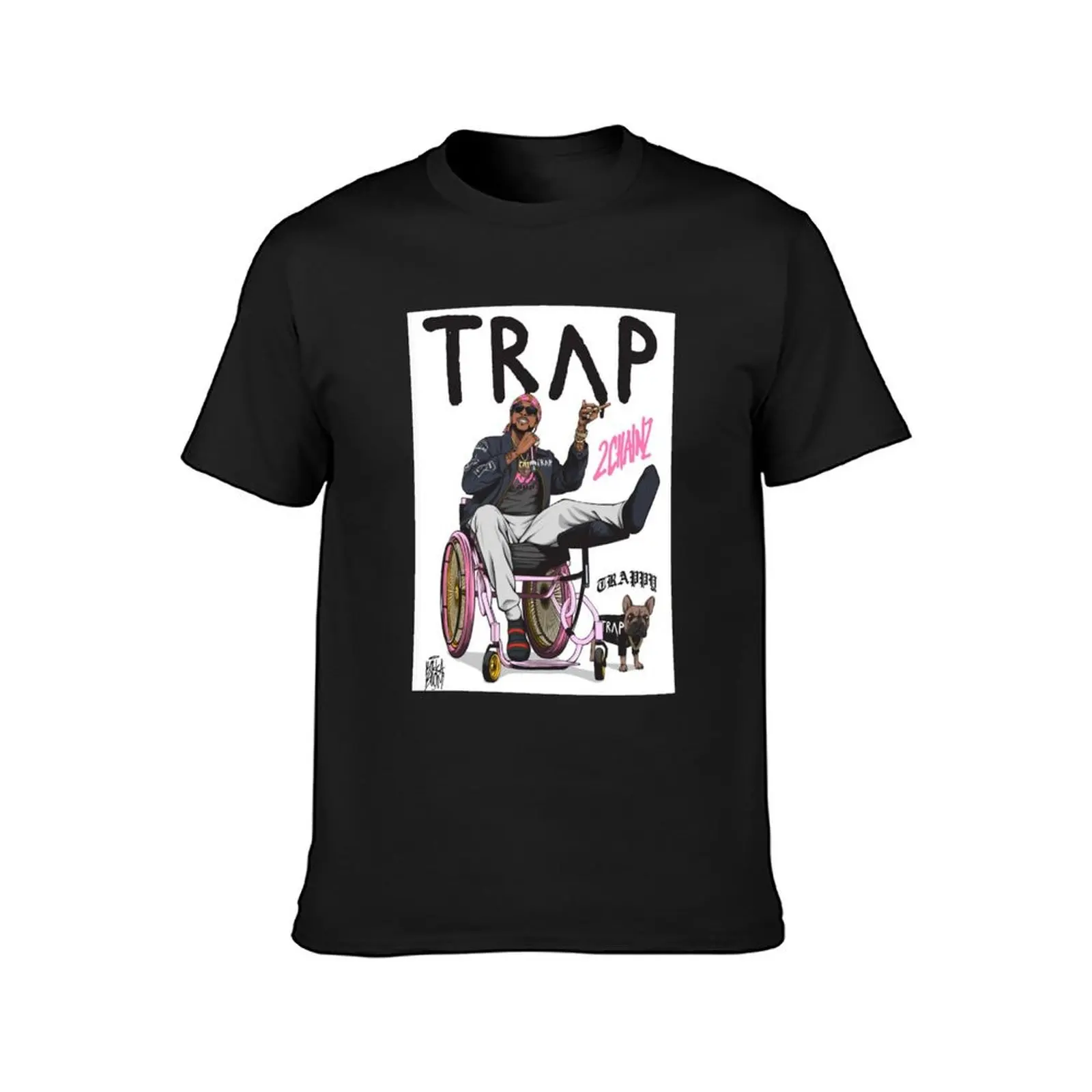 TRAP 2 Chainz T-Shirt new edition customs design your own Short sleeve tee black t shirts for men