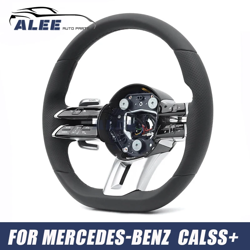 

Car Nappa Leather AMG Steering Wheel Fit for Mercedes-Benz W204 W205 W212 W213 W218 W177 W176 A B C E GLC Class Car Accessories