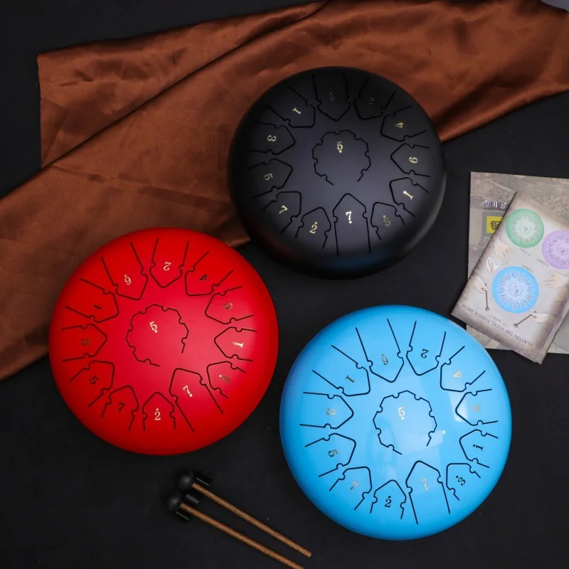 6 inch 10 inch 12 inch steel tongue drum worry-free drum ethereal hand disc 12 13 tone ethereal