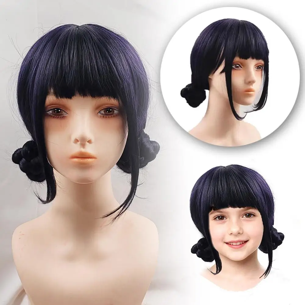 Kids Kpop Cosplay Wig Girls Boy Baby Wig Hair Halloween Accessories Resistant New Cosplay Fashion Heat Synthetic Wig K3r0