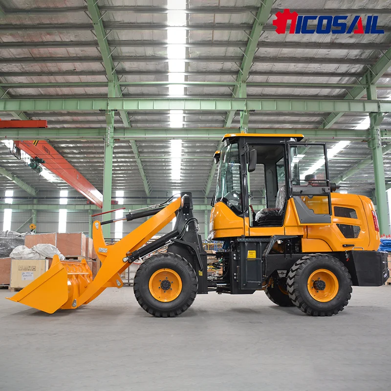 Mini Skid Steer Loader Hot Sale China Brand Diesel Wheel Compact Type With CE EPA Engine for Garden Use