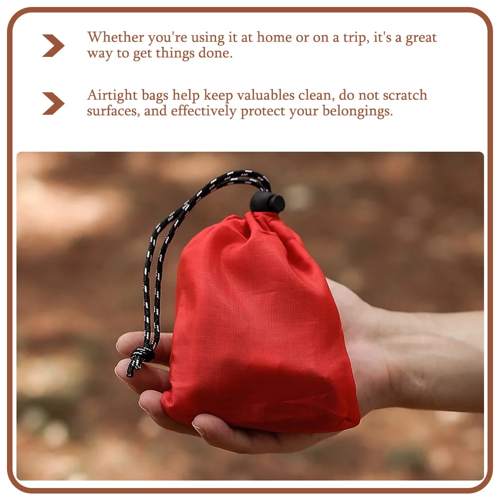 

Outdoor Storage Bag Drawstring Pouch Small Travel Washing Camping Mountaineering Bags