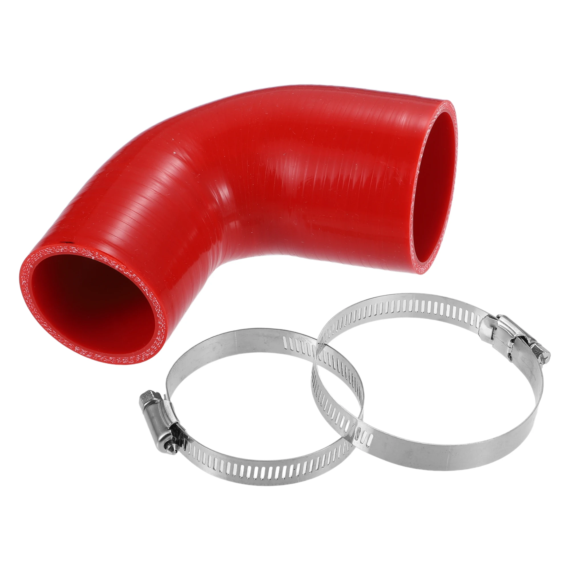 UXCELL 51mm ID to 63mm ID 51mm ID to 76mm ID Universal 90 Degree Elbow Silicone Hose Coupler Turbo Intercooler Intake Piping