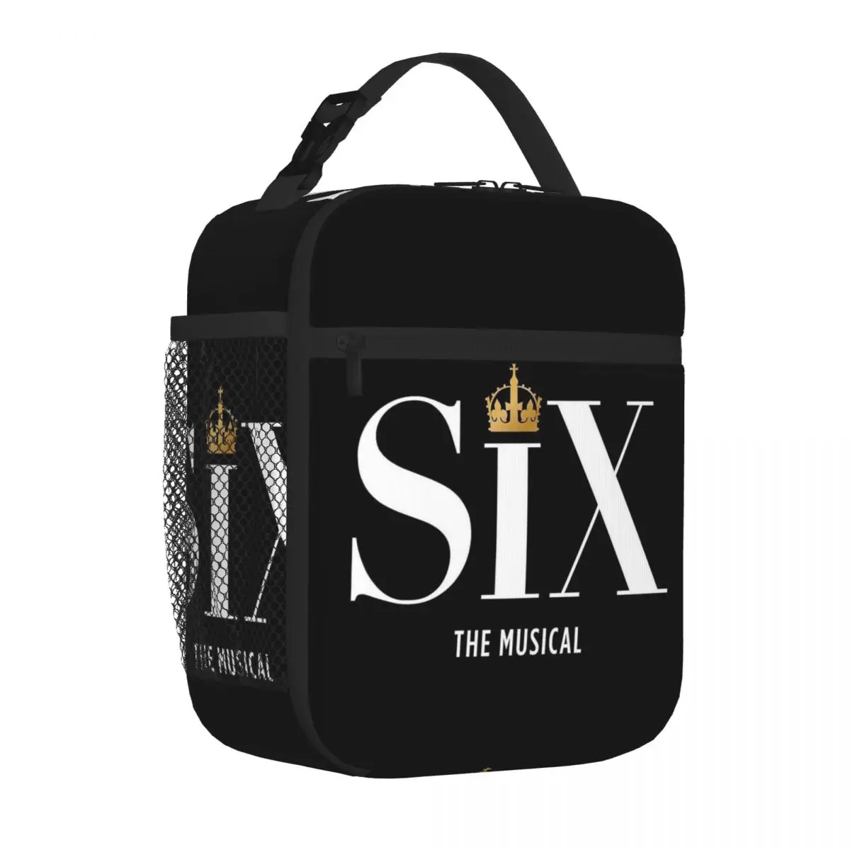 Six The Musical Lunch Bags Insulated Lunch Tote Waterproof Thermal Bag Leakproof Picnic Bags for Woman Work Children School