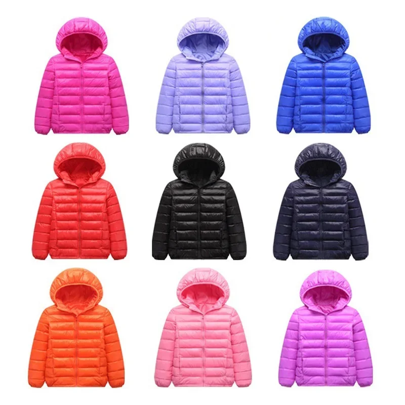 New Fashion Children Jacket Outerwear Boys and Girl Autumn Clothes Warm Down Hooded Coat Teenage Parka Kids Winter Clothing