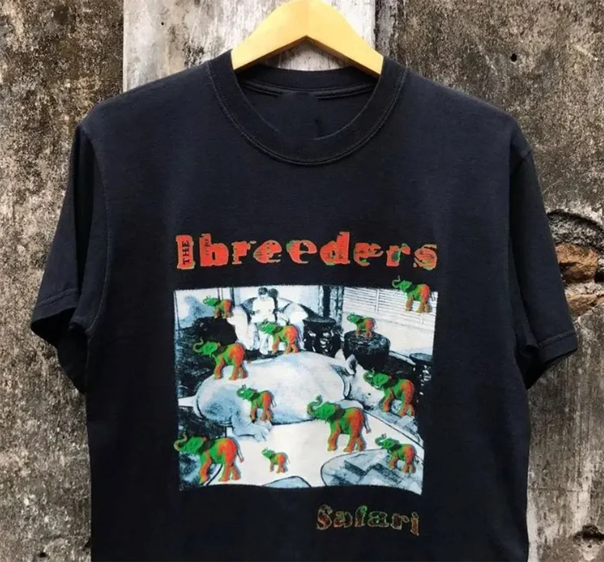 1993 the breeders T shirts Black Size S M L 234XL Cotton Men GO523