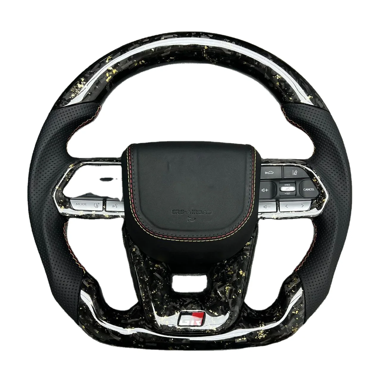 

GSY Land Cruise GR & Previa Carbon Fiber Leather Car Steering Wheel Accessory Modifications for Optimal Comfort & Style