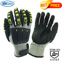 NMSafety Anti Vibration Safety Work Glove Shock Resistant Glove Anti Impact Mechanics Protective Work Gloves