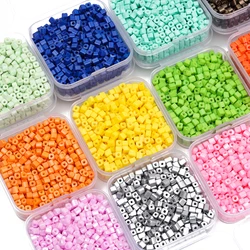 4mm 340pcs/box Glass Seed Beads Multicolor Square Japanese Loose Small Beads For Jewelry Making DIY Bracelet Necklace Accessory