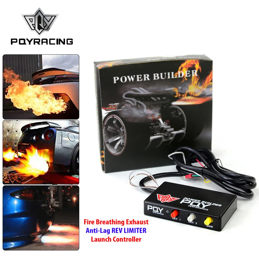 Power Builder Type B Rev Limiter Racing Exhaust Flame Thrower Kit Ignition Rev Limiter Launch Control Fire Controller PQY-QTS01