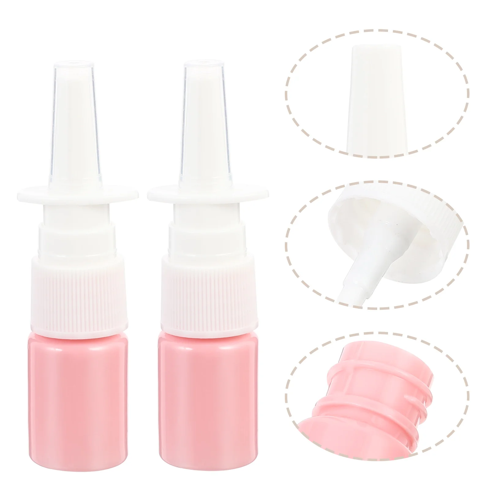 Botellas con pulverizador Nasal para mascotas, botellas vacías de viaje, 50 piezas, 5ml, 1 Juego