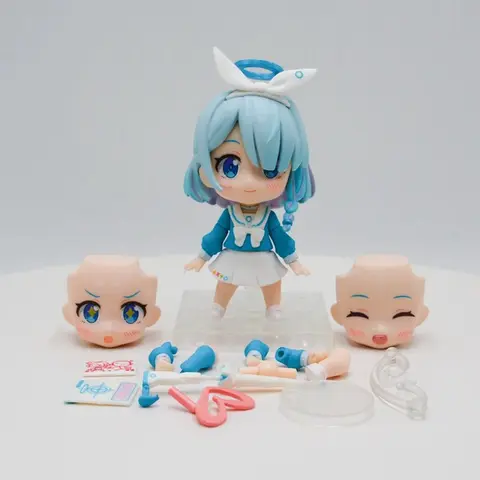 10 cm blå arkiv-animefigur #2245 Arona actionfigur kawaii Arona PVC-samlingsmodell docka leksaker dekorationer födelsedagspresenter 10 best sales neko bågfigur - №5