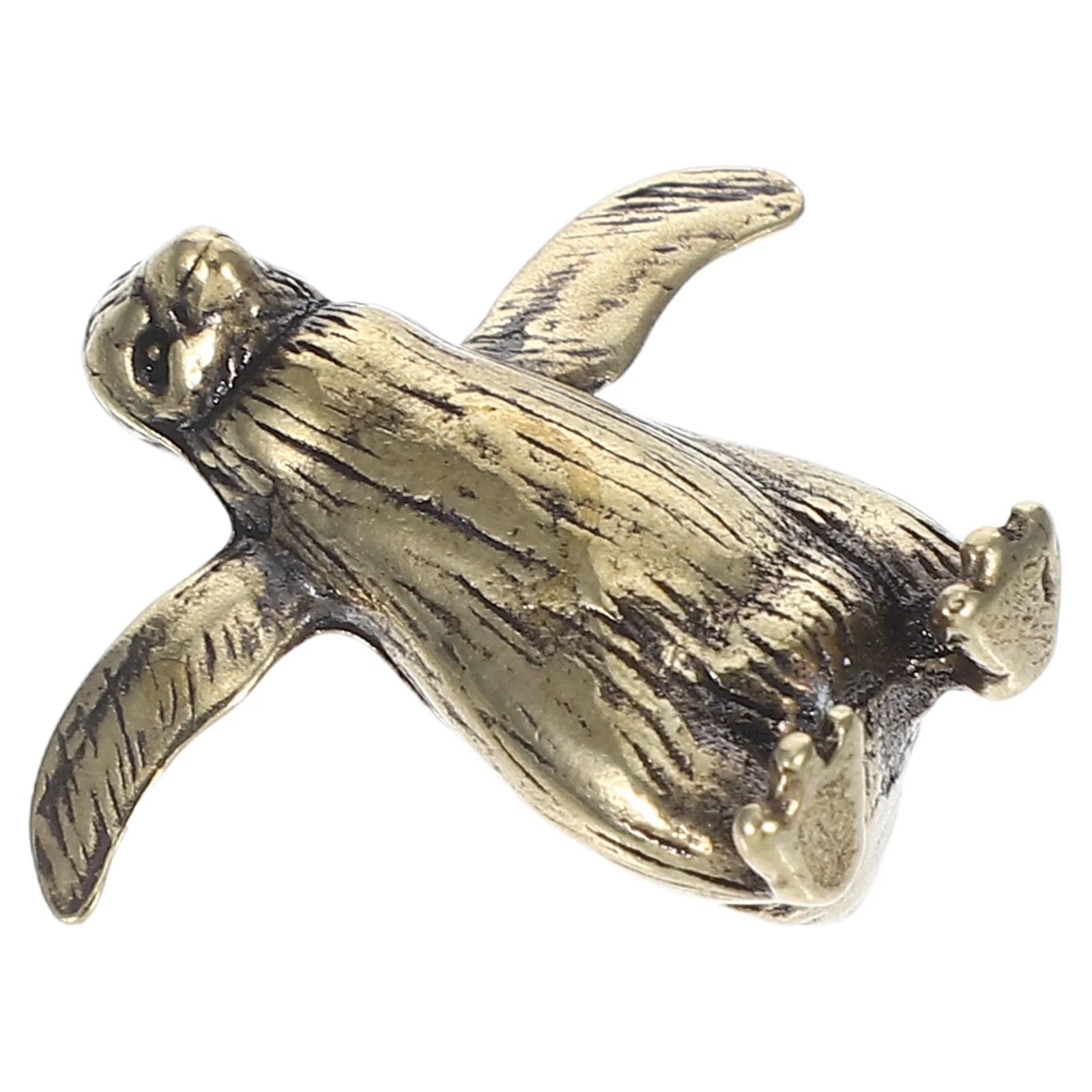 

Miniature Brass Penguin Statue Solid Brass Vintage Animal Sculpture for Home Decor Bookshelf Desk