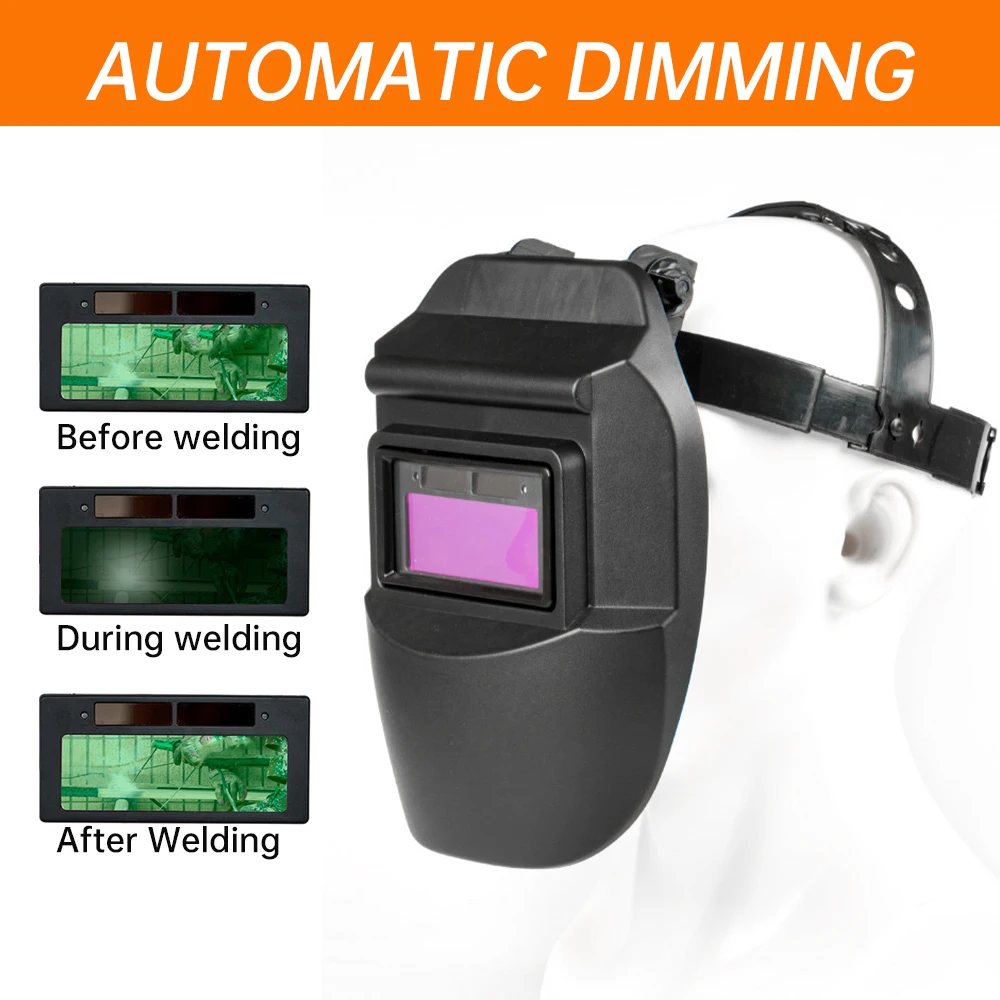 

Welding Helmet Welding Masks Automatic Variable Light Adjustment Auto Darkening Welding Facemask for Arc Welding Grinding Cut