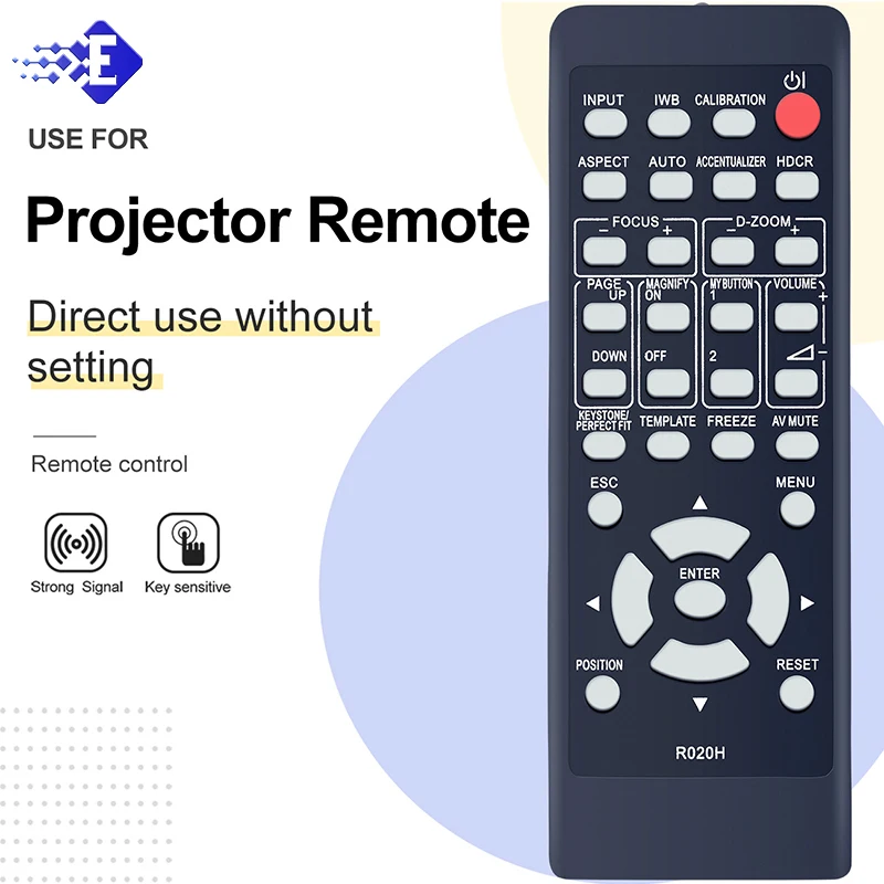 NEW R020H for Hitachi Projector Remote Control CP-AW2505EF CP-TW2505 CP-TW3005 CP-AX2503 Cp-AX3503 CP-AW2503 CP-AW3003 CP-AX3505