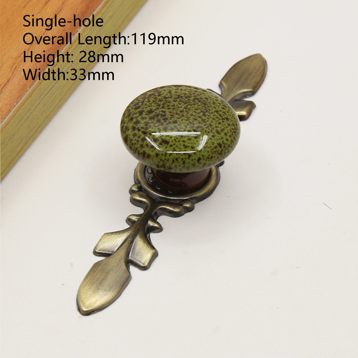 Leopard Pattern Furniture Knobs Handles Ceramic Drawer Pulls Cabinet Room Kitchen Cupboards Door Wardrobe Dressers Hardware