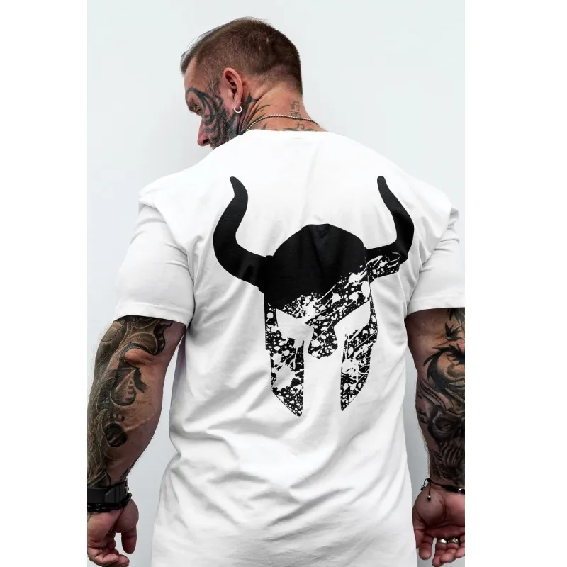 Men Musle Shirts Bodybuilding Workout Gym Fitness O-neck T Shirts Men Fashion Design Streetwear