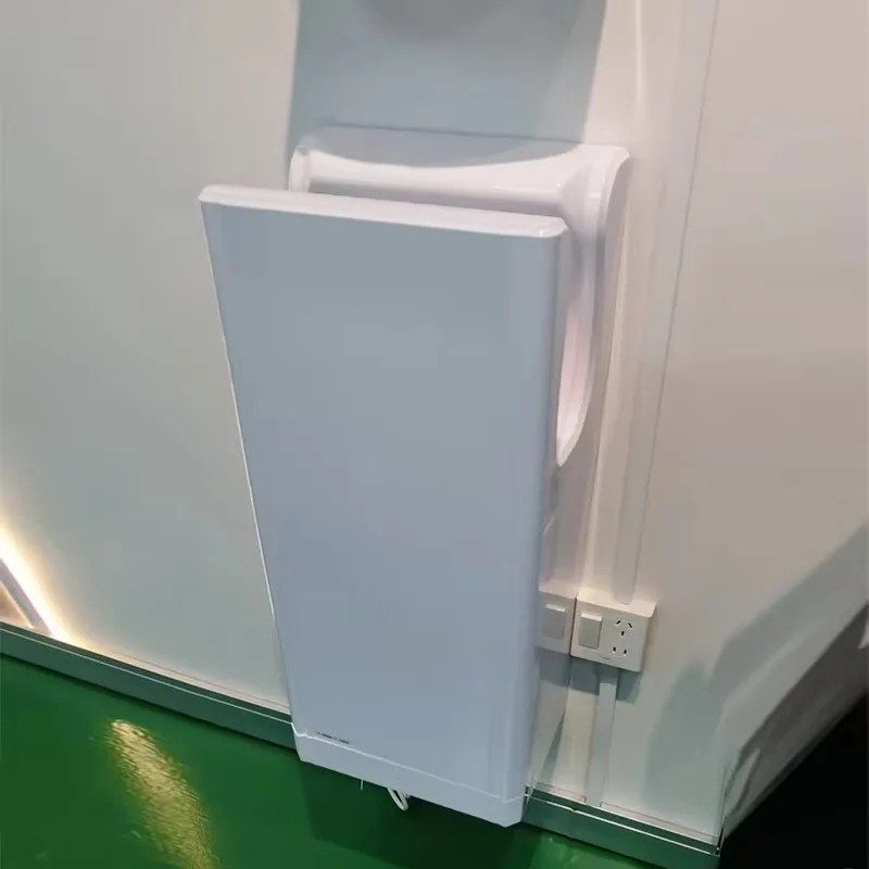 Ultra-fast brushless motor IPX4 waterproof 5-10 seconds drying time, non-contact wall-mounted automatic hotel bathroom