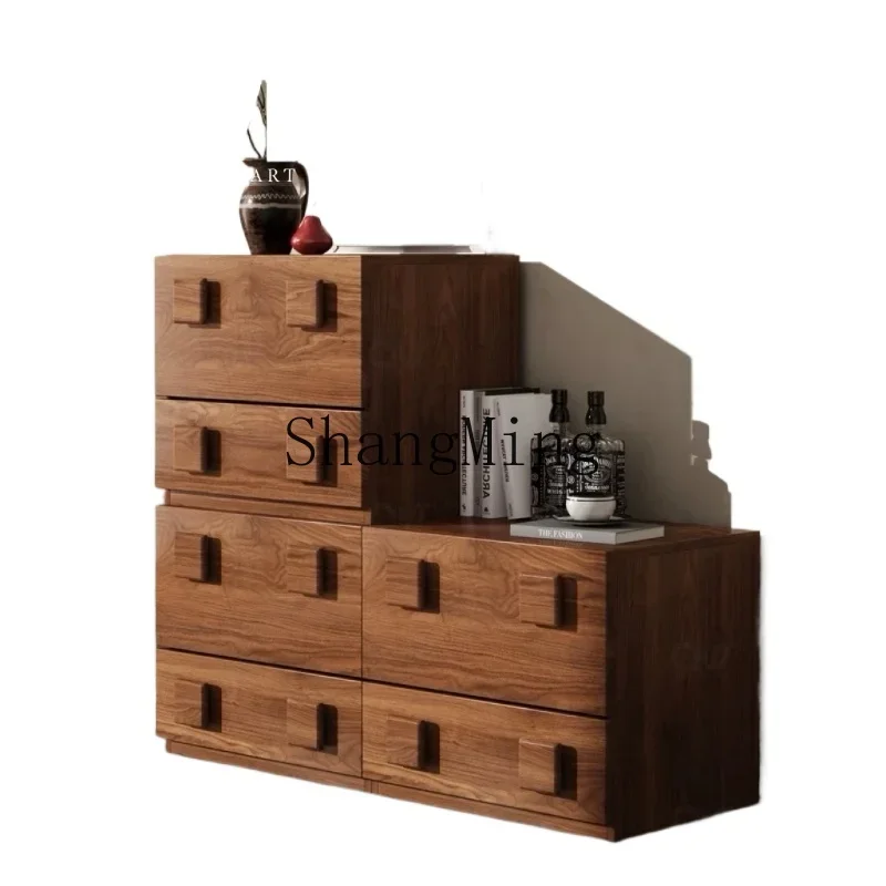 CL medieval TV chest living room multi-functional module combination creative storage bedside table