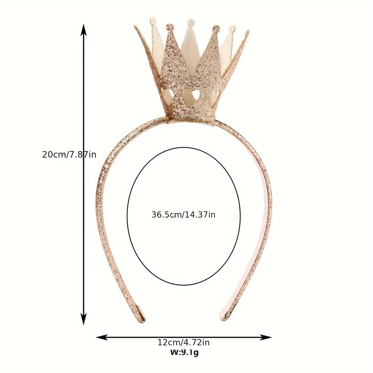 عصابة رأس التاج والتاج الذهبي - إكسسوارات الحفلات لجميع المواسم للتجمعات الاجتماعية والارتداء اليومي