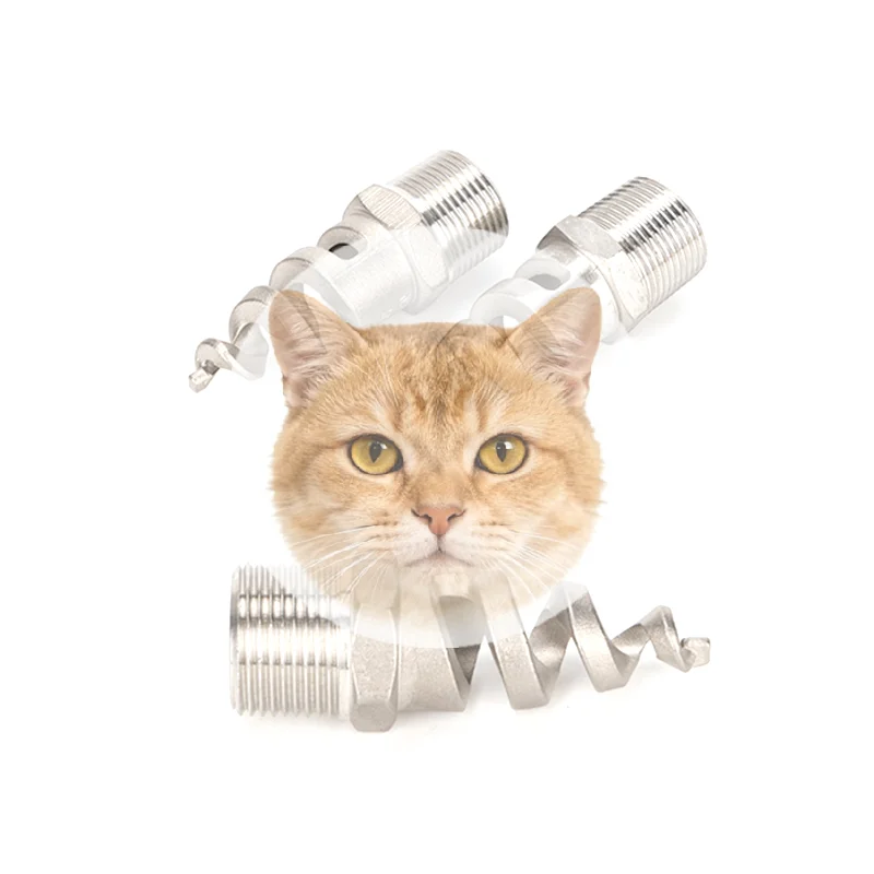 Popular 1/2" 3/4" 1" Male Spiral Cone Spray Nozzle Cooling Tower Cooling Dust Collector Sprinkler Garden Yard Lawn Sprinkler