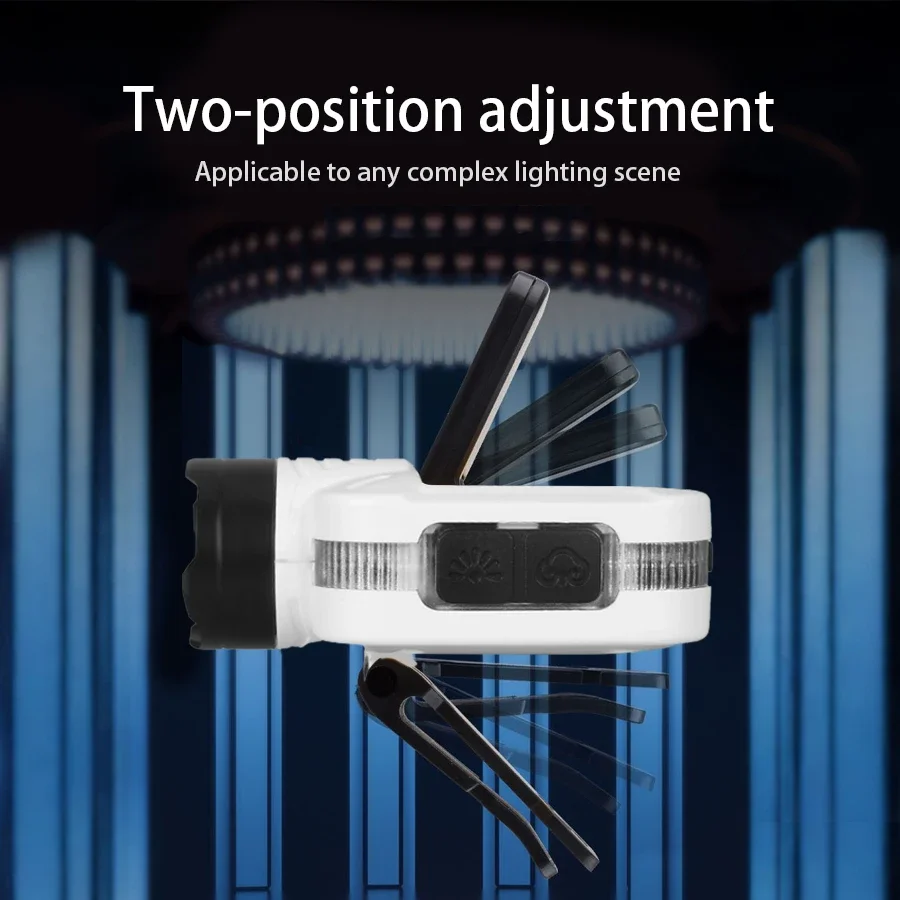 Inductie Led-koplamp 6LED + COB USB oplaadbare koplamp 6 modi Draagbare hoofdlamp Led-zaklamp voor kamperen Wandelen Werken