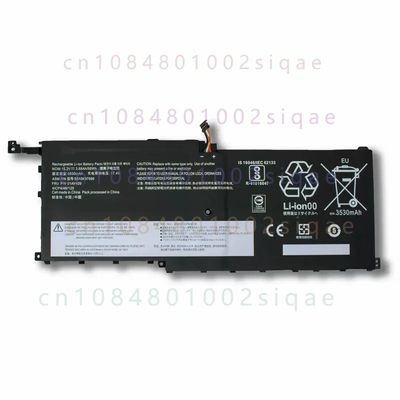 00HW028 SB10K97566 01AV409 Laptop Battery for Lenovo Thinkpad X1 Carbon 4th Gen 4 2016 / Yoga Gen1 Gen2 Series 00HW029