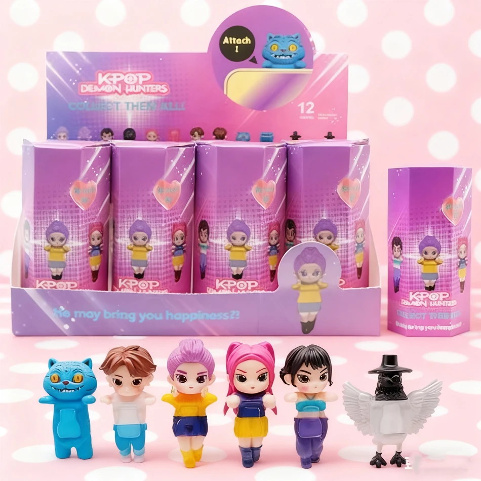 

В наличии Kpop Demon Hunters Devil Blind Box Saja Collect Аниме Фигурка Детская Вечеринка Косплей Игры Мультфильм Декор Рождественский Подарок # # /