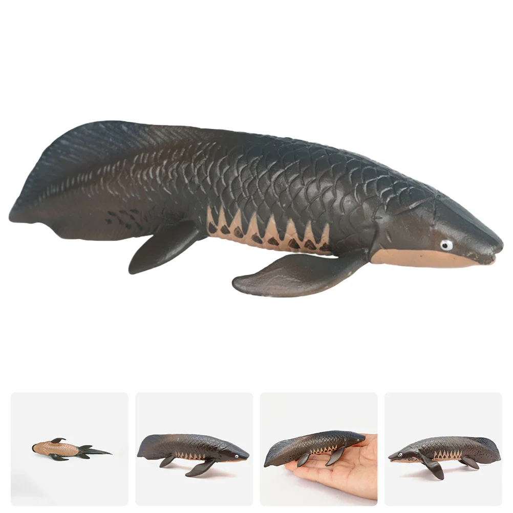 Simulated Arapaima Animal Model Toy Educational Pirarucu Models Fake Plaything Toys Decor Marine Desktop Imitation