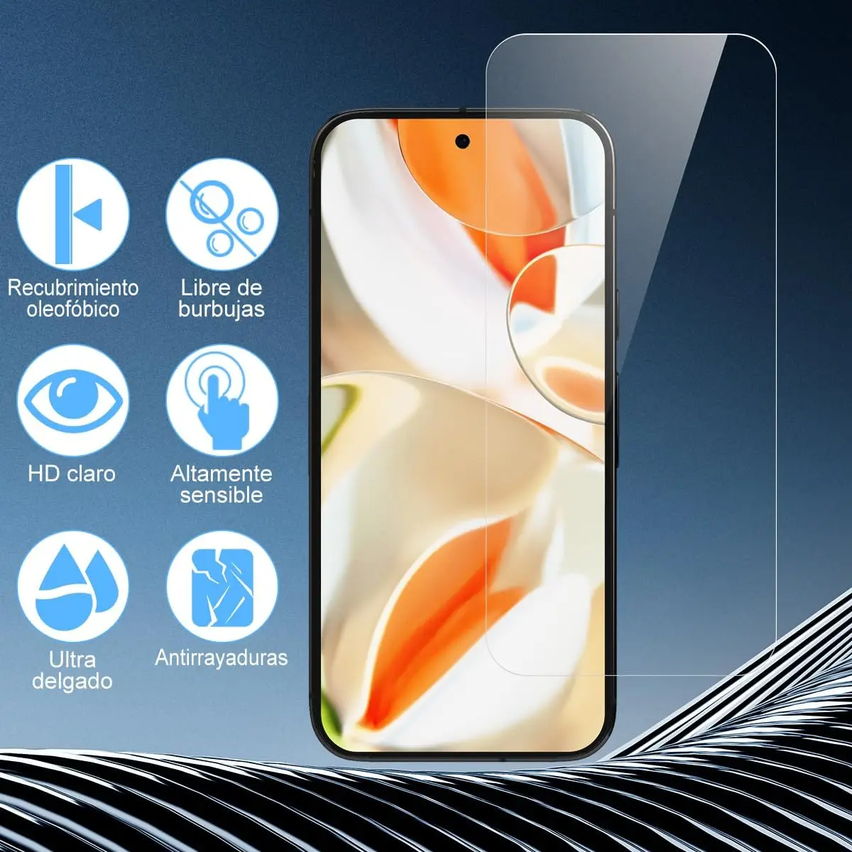 

2/4Pcs HD 9H Tempered Glass Film for Google Pixel 9/9 pro Screen Protector Anti- Shock Shatter-Resistant Clear Cover