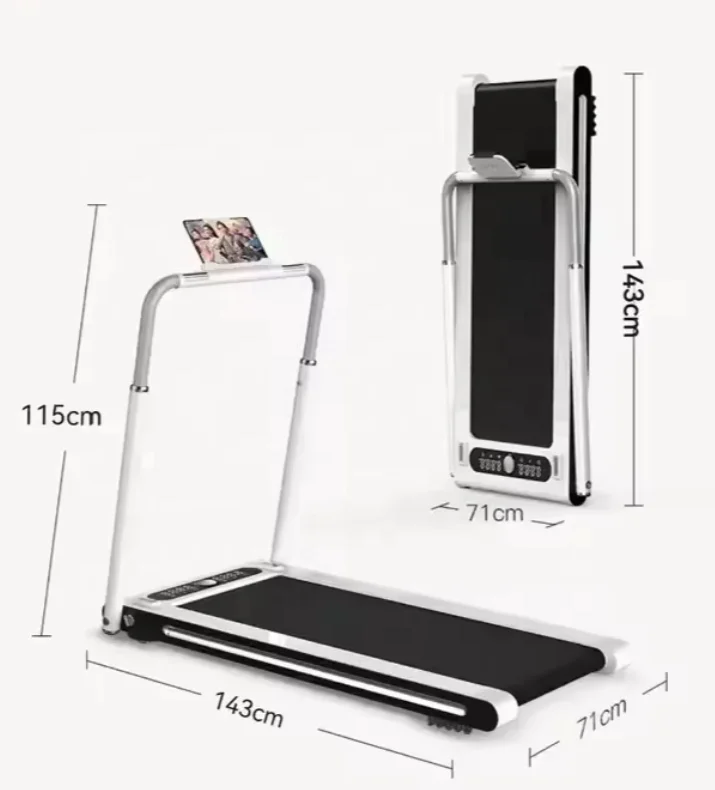 Portable Indoor High Quality Folding Portable Walking Pad Treadmill For Home Gym Exercise LED Display Walking Pad Treadmill