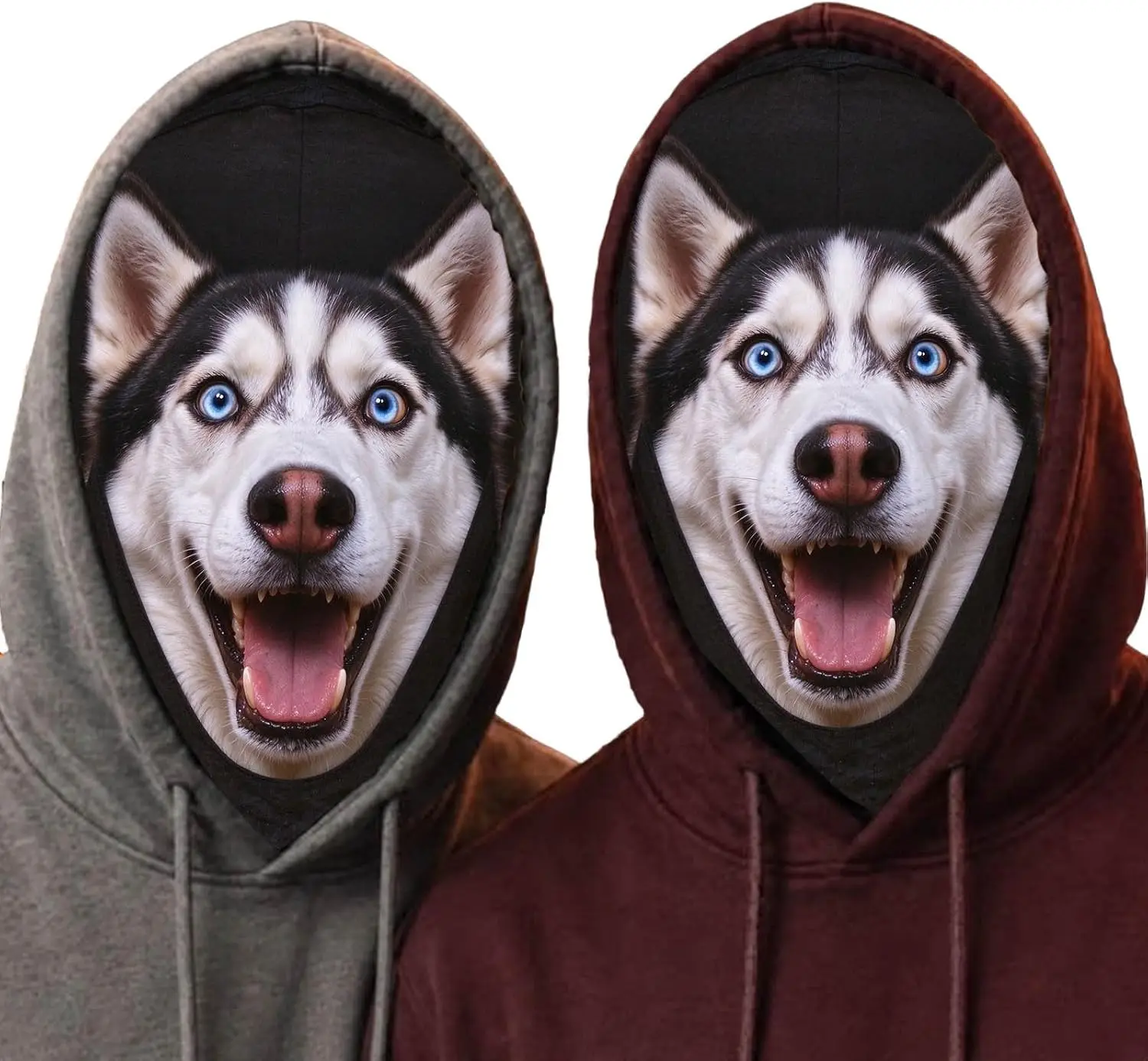 3D Dog Cat Ski Mask Balaclava Ugly Realistic Halloween Cosplay Costume 3